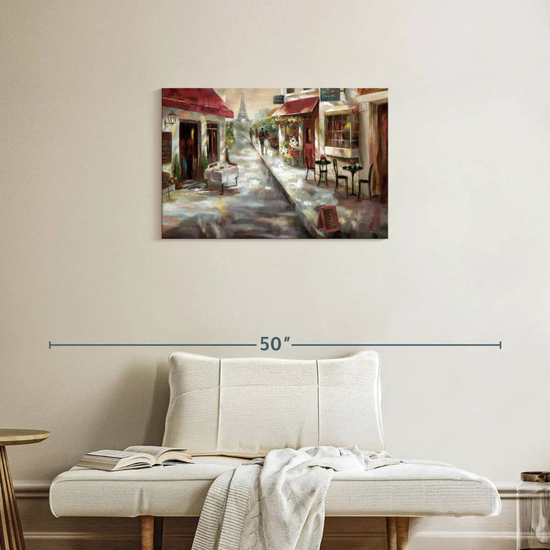 Nicci Parisian Cafe, H 20 po x l 30 po