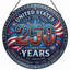 Panneau de fenêtre en verre pour décoration intérieure ， 12 "American Flag USA 250th Anniversary-126676442