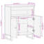 Braefell 60cm Sideboard