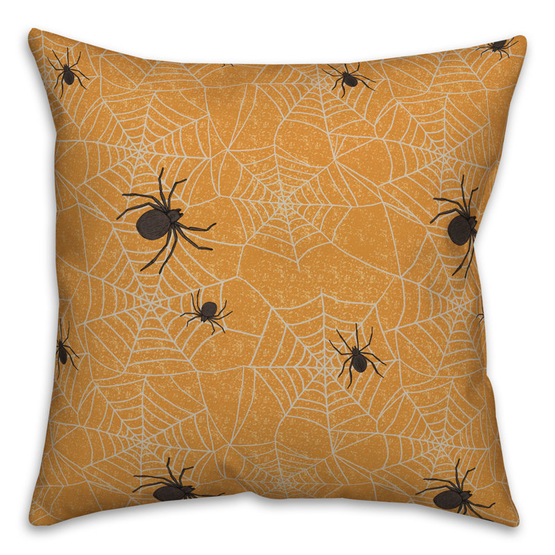 Coussin Orange, 16 po x 16 po