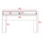 Oslo Computer Desk with Two Drawers and Storage-974861364