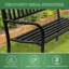 Banc d'extérieur en métal Laurina-762091281