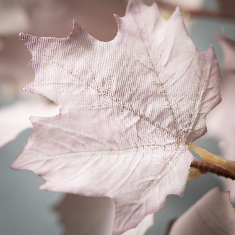 Artificial Maple Leaf Spray, Brown