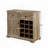 Farmhouse-Style Liquor Cabinet With Two Drawers, Removable Wine Racks, And Multiple Storage Shelves For Optimal Bar Organization And Display