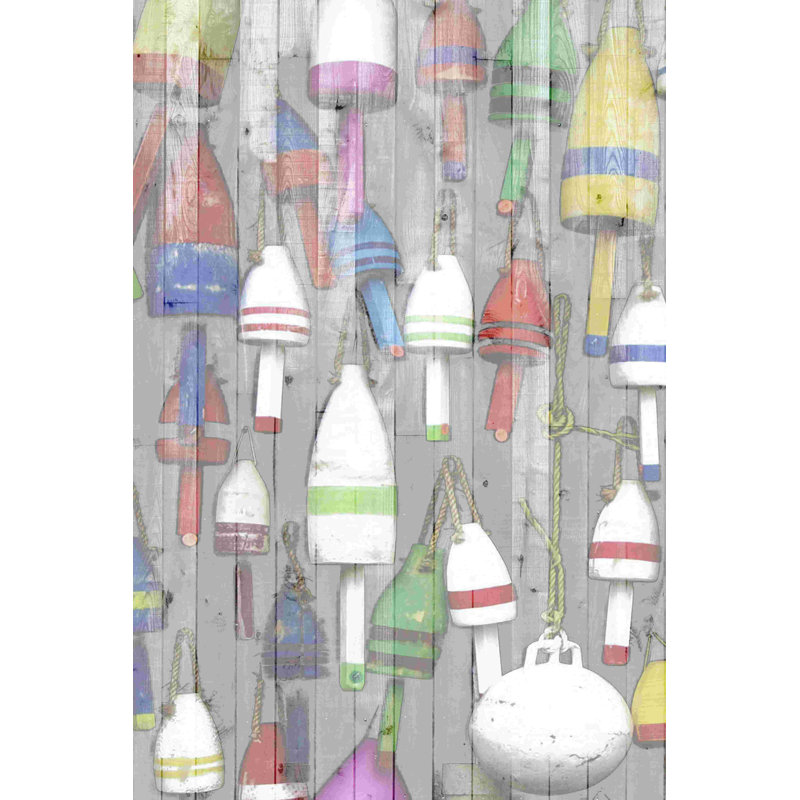 " Dockside I " by Jarman Fagalde Painting Print, 18" H x 12" W