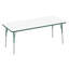 Table rectangulaire d'activités effaçables à sec avec pieds réglables-756978964-791962592-791962596