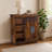 Pilger Wood and Metal 1-Door 4-Drawer Sideboard