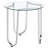Dutton Chrome 3-piece Round Coffee Table Set