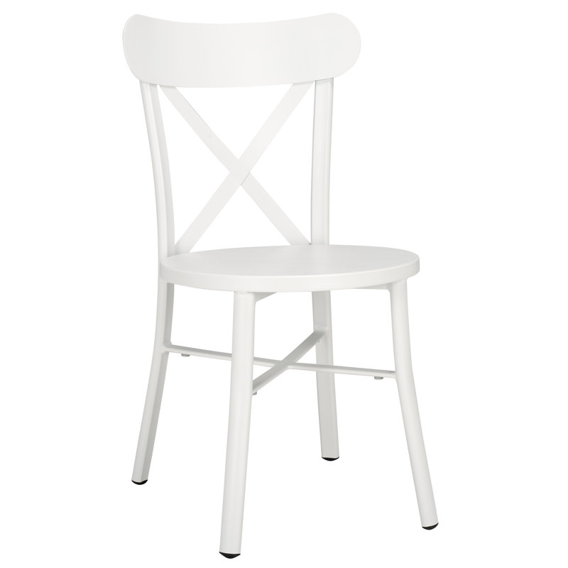 Core Cross Back Chair Set Of 2, White