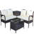 Runion 4 - Person Patio Dining Set with Rectangular Table , Cushions Included