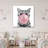 Kitty Bubble Gum Canvas Print-1912067361