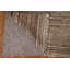 Tapis rayé rectangulaire en laine tissé à la main et à plat 10 pi x 13 pi 5 po gris / noir