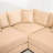 Felder L-Shaped Corduroy Sectional Sofa with Throw Pillows & Deep Seating-114887976