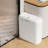 JOYBOS White Bag Lid Trash Can