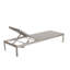 Ensemble repas et salon d'extérieur 13 pièces Aynura - Mobilier de patio en aluminium argent anodisé avec table de salle à manger, chaises empilables, ensemble de canapé et chaises longues inclinables
