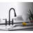 ORLANDO Pull-Down Bridge Kitchen Faucet, Two Handle Kitchen Sink Faucet-90806373