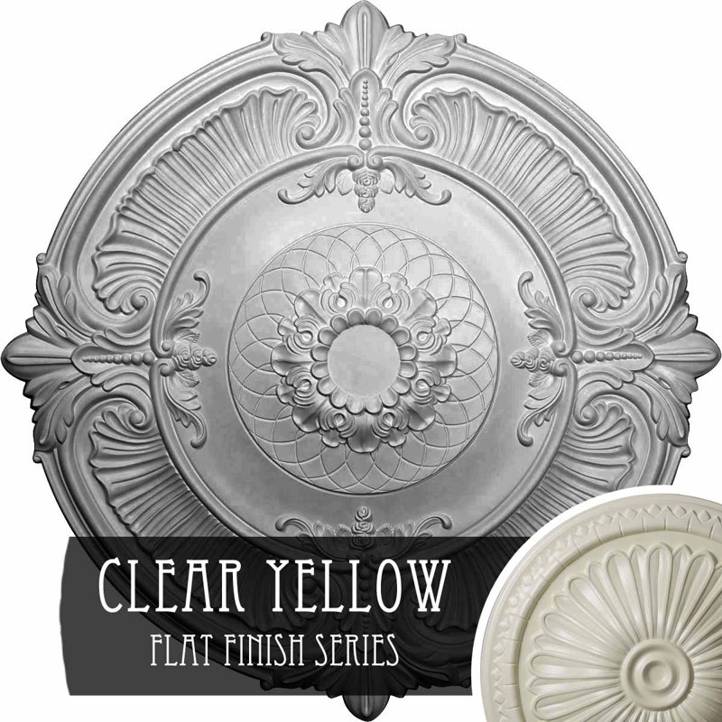 Médaillon de plafond Endurathane Attica, diamètre extérieur 39 1/2 po x P 2 1/2 po (convient aux auvents jusqu'à 3 3/4 po)