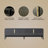 Luxury TV Stand For Tvs Up To 85" with 4-Door Storage Cabinet and Metal Handles, No Assembly Required