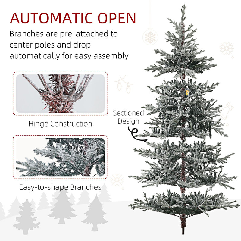 Arbre de Noël artificiel pin nordique, 8.9'