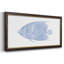 «Blue and White Tropical Fish V», reproduction d'un seul cadre photo sur toile-243380914