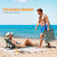 Outsunny Set of 2 Foldable Lounger Beach Mat, Portable Sun Lounger Grey