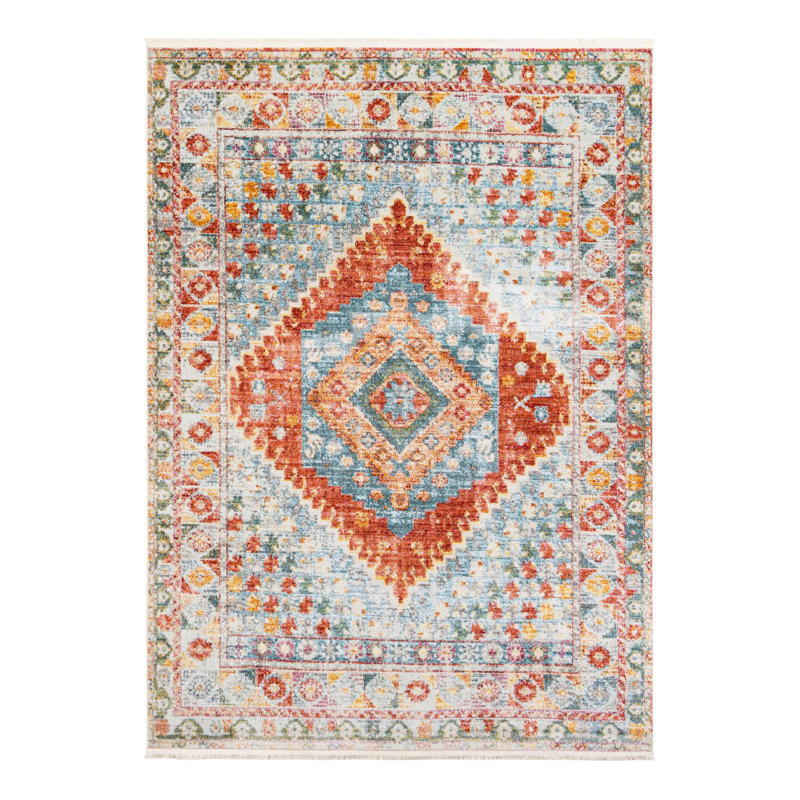 Tapis Haefner_Salmon, Rectangle 8 pi 2 po x 11 pi