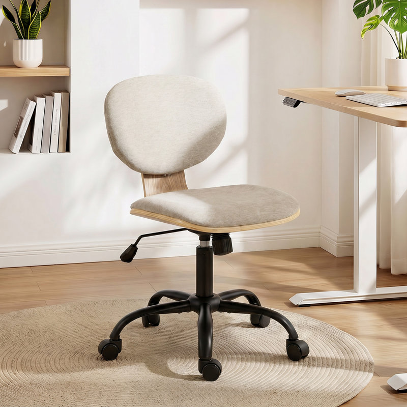 HOMCOM Office Chair, Light Grey
