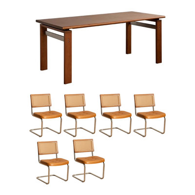 Ensemble de table en bois massif de haute qualité