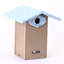 Maison d'oiseaux recyclée 13 po x 9 po x 11 po