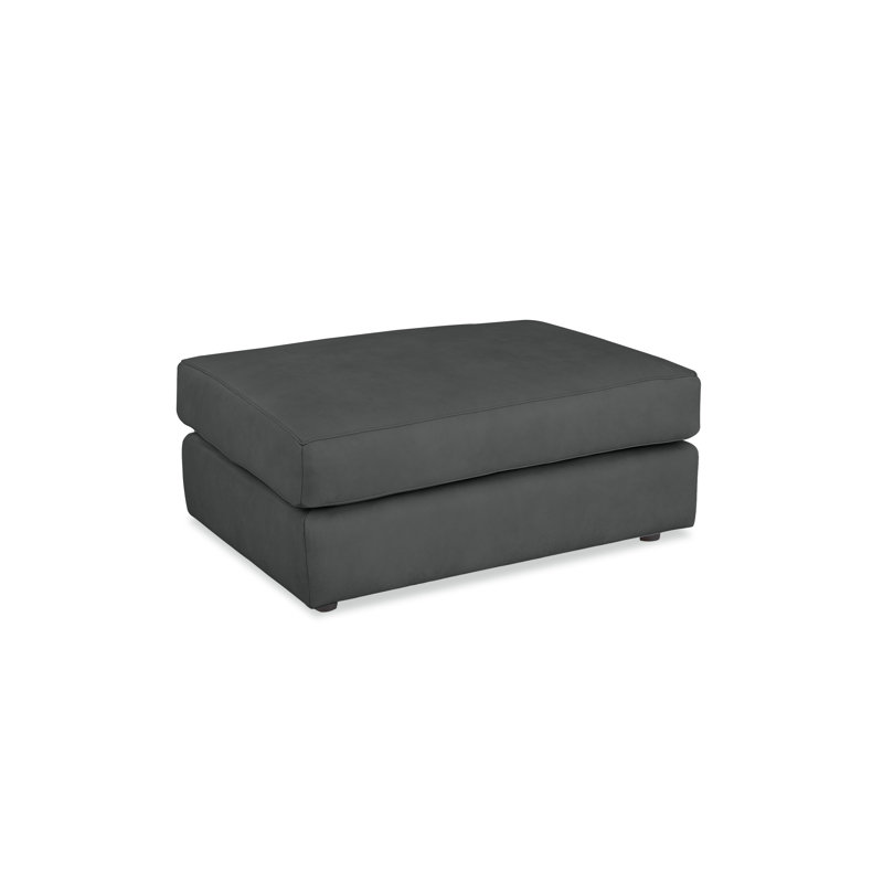 Square Ottoman, Gray