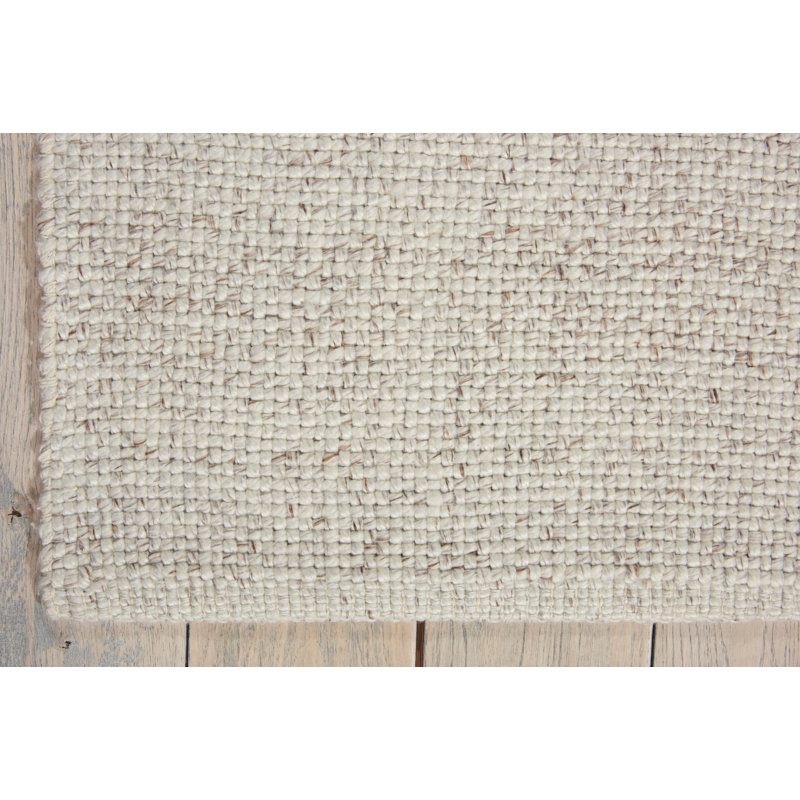 Tobiano Solid Colour Hand Woven Area Rug, Rectangle 122 x 183cm