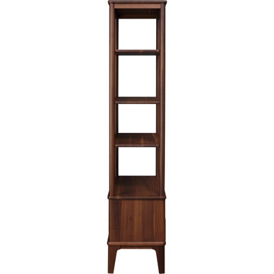 Walnut Grove Solid Wood Etagere Bookcase
