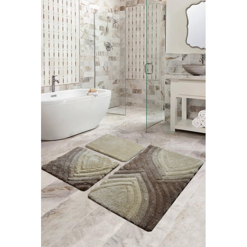 Ensemble de 3 tapis de bain antibactérien Volo