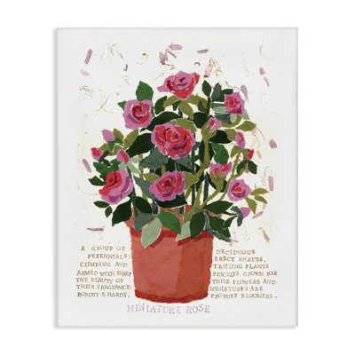 «Mini Roses Bouquet», art mural par Nancy Overton