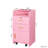 Fashionable Salon Cabinet For Items - 2 Drawers And 1 Modern Pink Cosmetic & Option