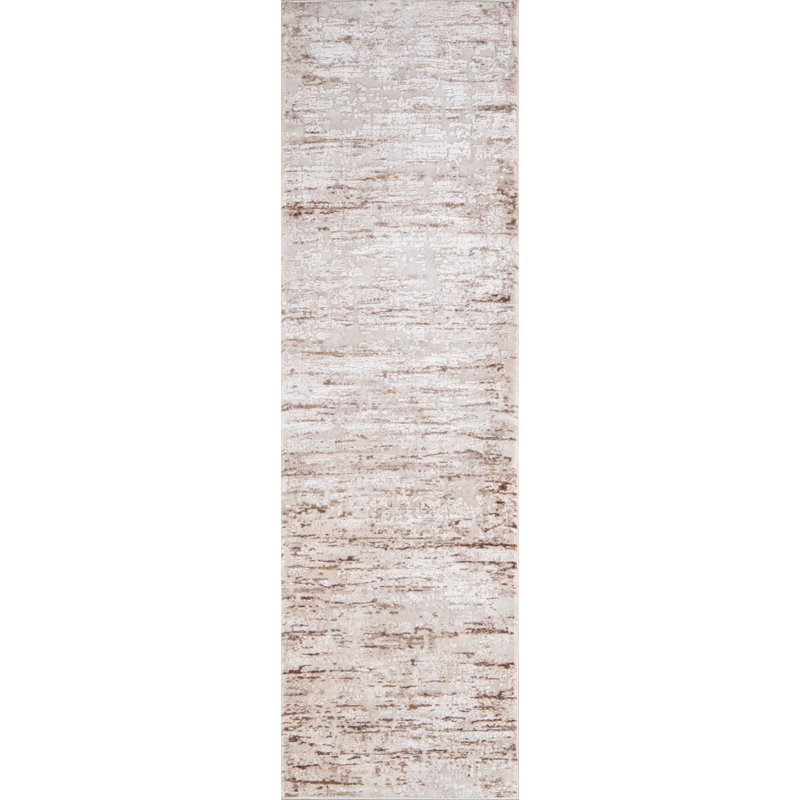 Tapis beige area Exmouth, Tapis de couloir 2 pi 3 po x 7 pi 6 po