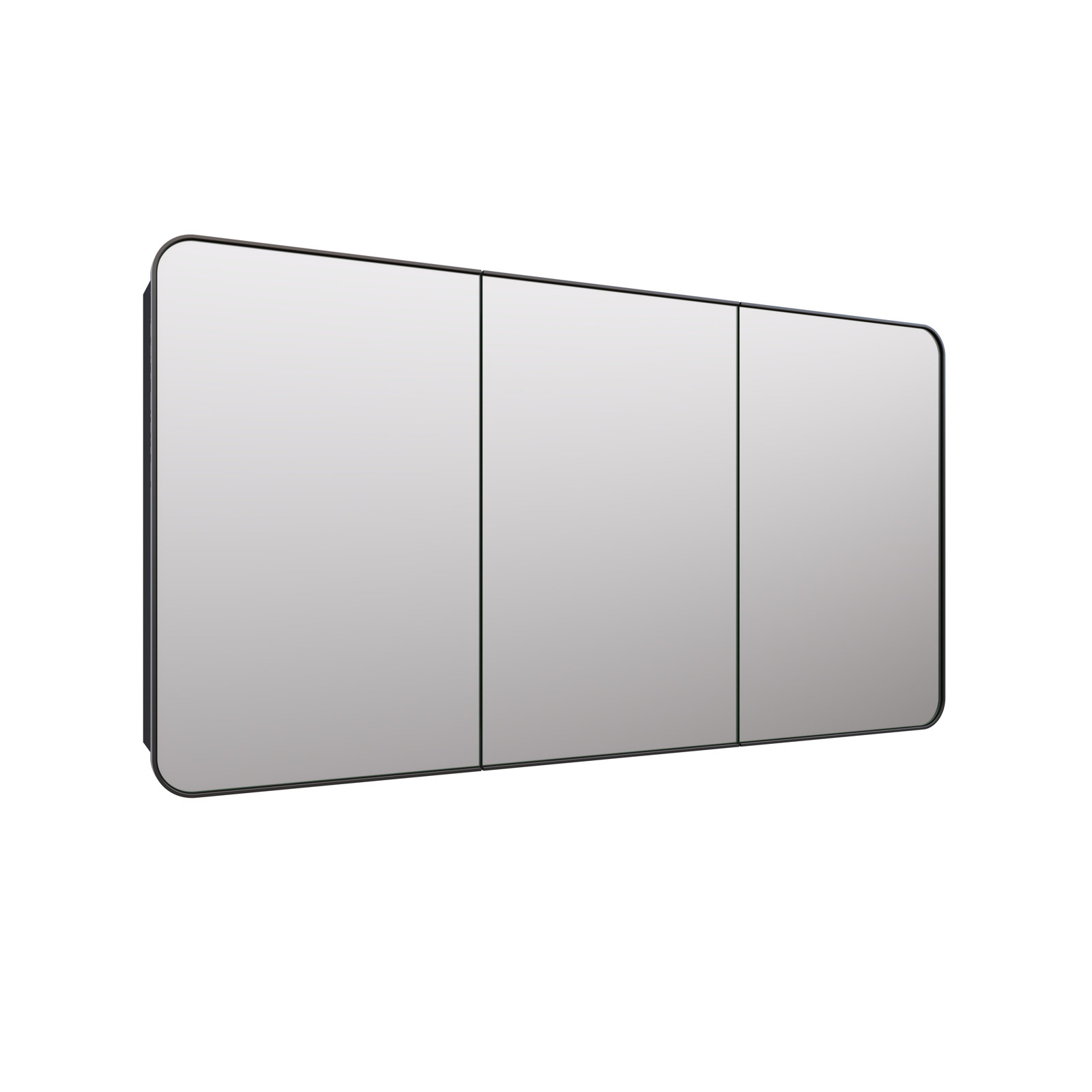 Calla Square Medicine Cabinet, Black
