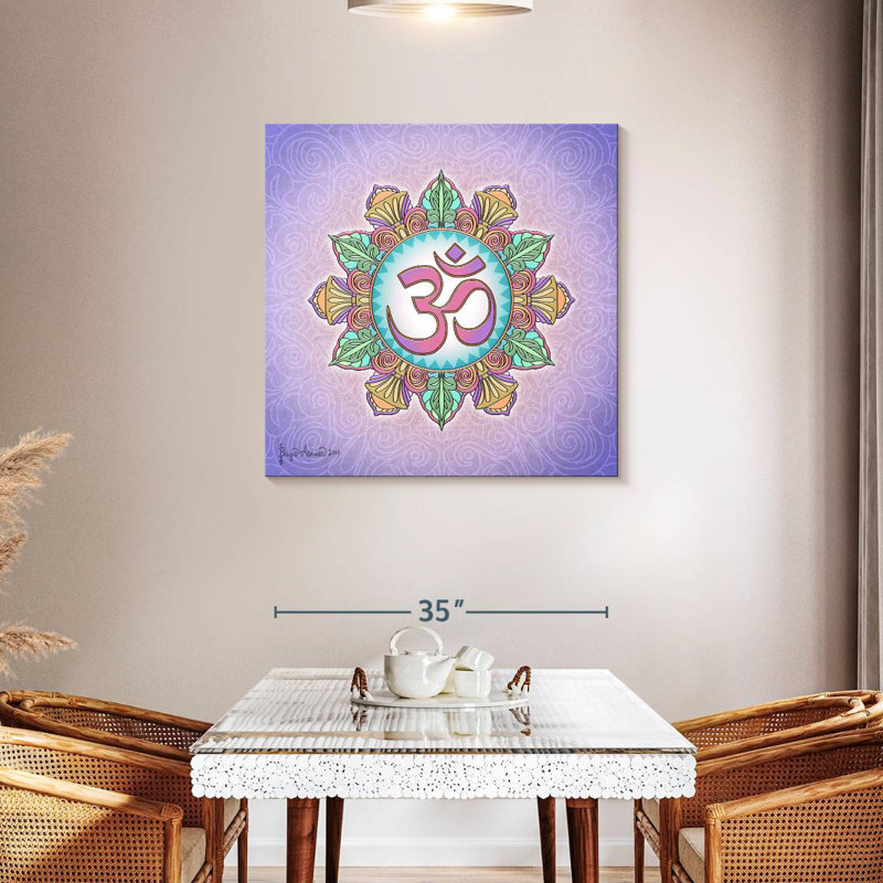 Pastel Om Mandala