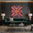 Hard Edge 87 Blue Canvas Wall Art-872461480