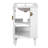 French Style 20-Inch Bathroom Vanity With Ceramic Sink With Soft-Close Door & Half-Moon Handle & Adjustable Shelf-1708614788