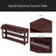 Élégante console d'entrée avec 4 tiroirs et 2 tablettes, convenant aux vestibules et aux salons