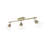 Iftimie 3-Light Semi-Flush - Track Light with Clear Glass-1141845026