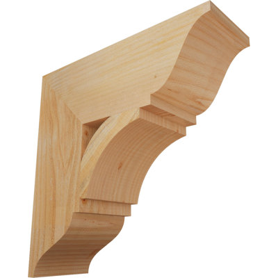 6"W x 18"D x 18"H Thorton Traditional Rough Sawn Bracket, Douglas Fir