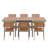 Experience Outdoor Dining Freedom With A Flexible Set Including Six Chairs And A Table That Extends From 62.9 To 82.6 Inches For Personalized Arrangements-542344321
