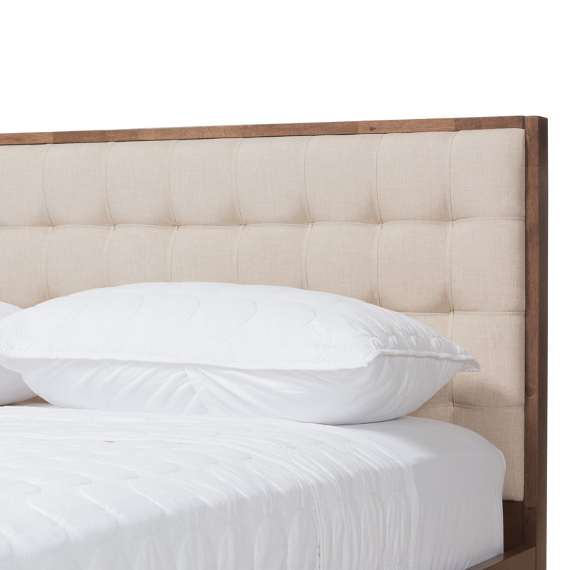 Lit plateforme tapissier Southwick, Double