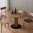 Simple solid wood round table-1446583188