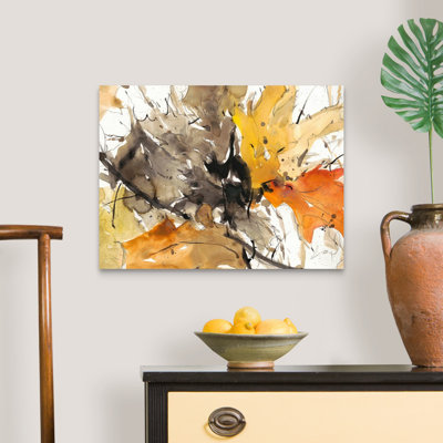 Aquarelle, feuilles d'automne II, art mural