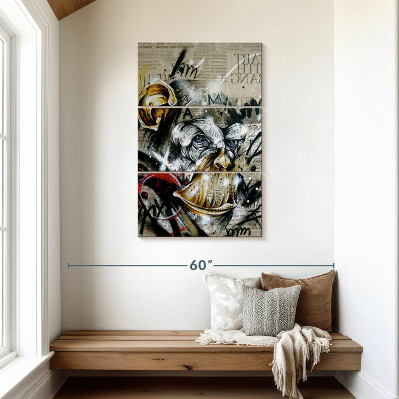 Brampt Abstract Enlightenment, 45" H x 28" W