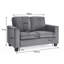 Keiah 2 Seater Velvet Sofa-1274030335