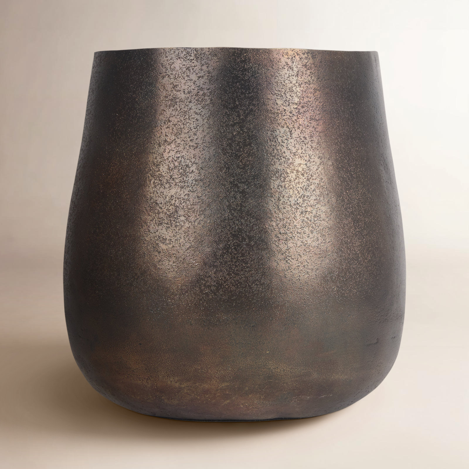 Joeisha Metal Table Vase, 8.5" H x 8.5" W x 8.5" D
